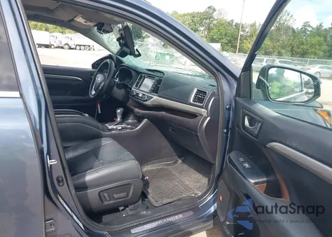 2019 Toyota Highlander Limited from USA, damaged, VIN 5TDDZRFH1KS941613